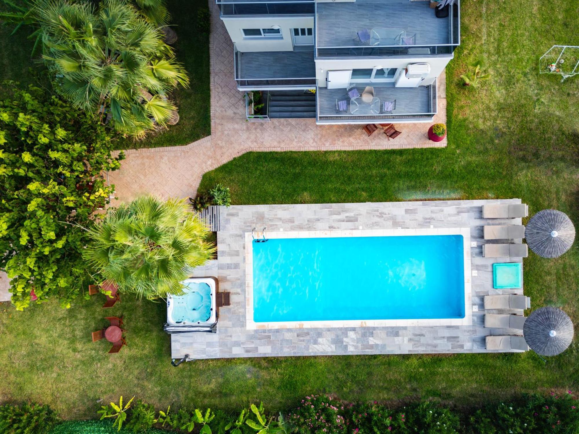 Martimi Apartments - 200M From Drapanias Beach - Pool - Hot Tub - Sauna - Bbq Кісамос Екстер'єр фото