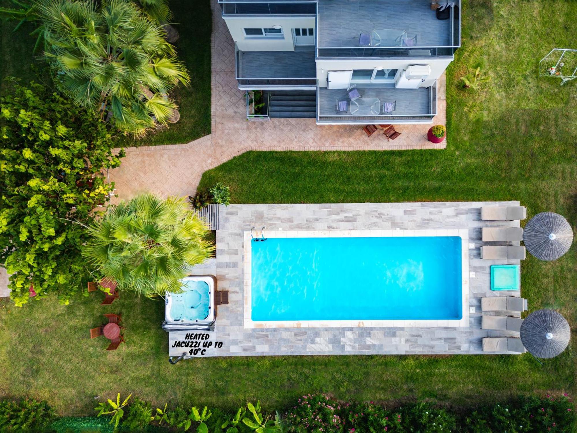 Martimi Apartments - 200M From Drapanias Beach - Pool - Hot Tub - Sauna - Bbq Кісамос Екстер'єр фото