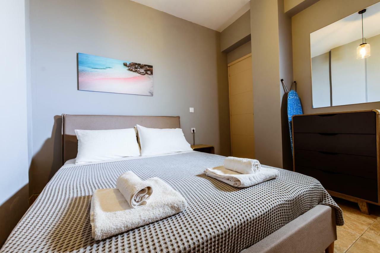 Martimi Apartments - 200M From Drapanias Beach - Pool - Hot Tub - Sauna - Bbq Кісамос Екстер'єр фото
