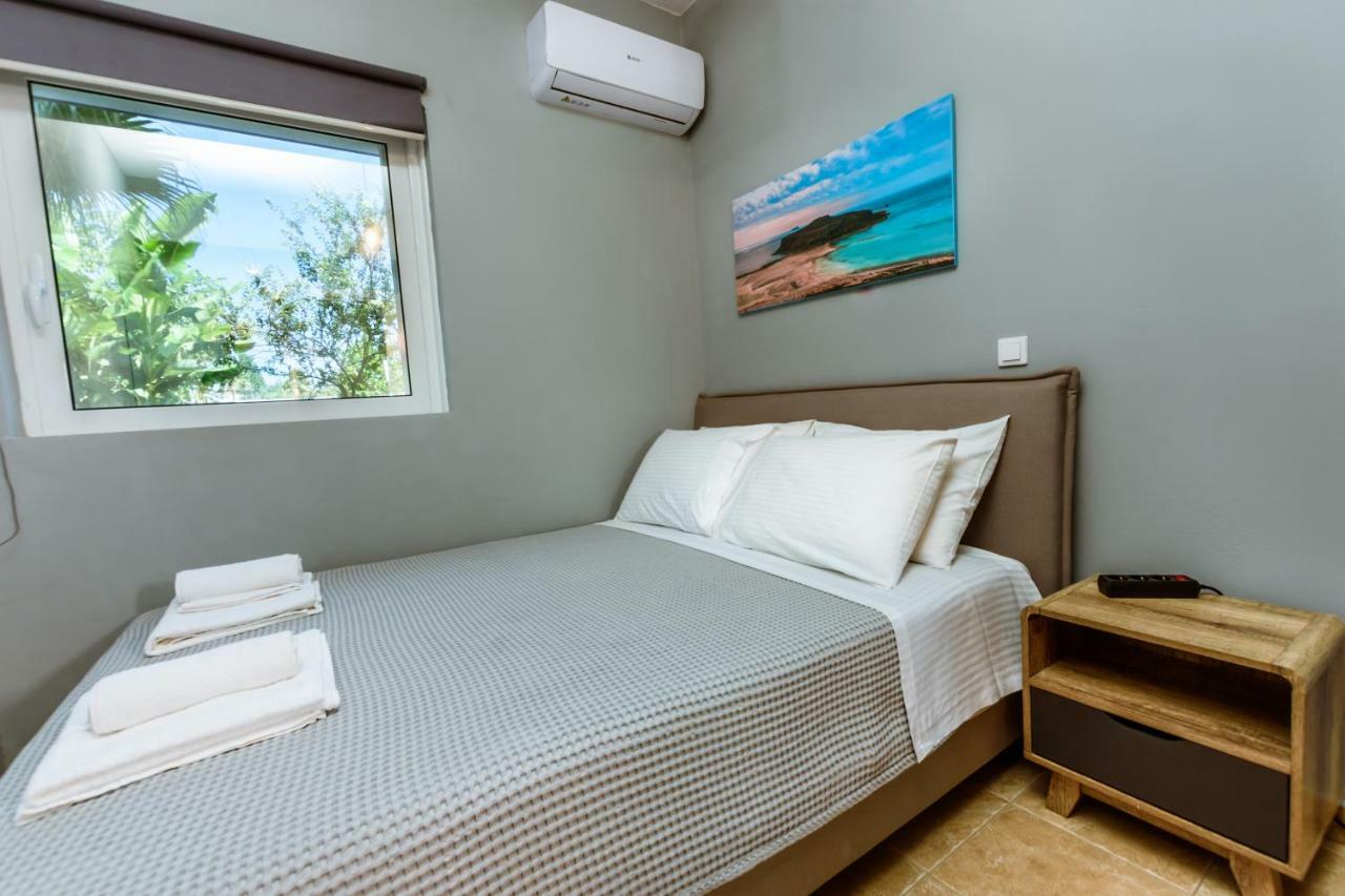 Martimi Apartments - 200M From Drapanias Beach - Pool - Hot Tub - Sauna - Bbq Кісамос Екстер'єр фото