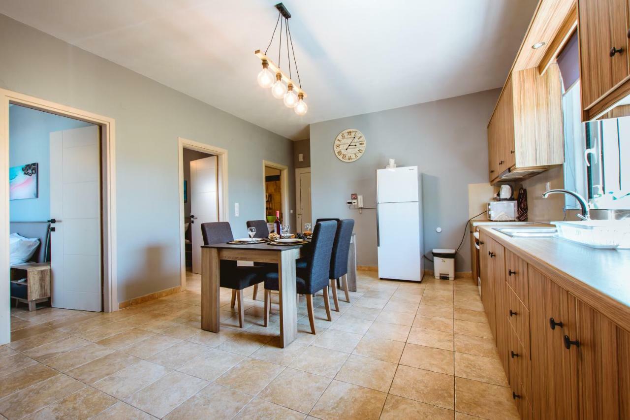 Martimi Apartments - 200M From Drapanias Beach - Pool - Hot Tub - Sauna - Bbq Кісамос Екстер'єр фото
