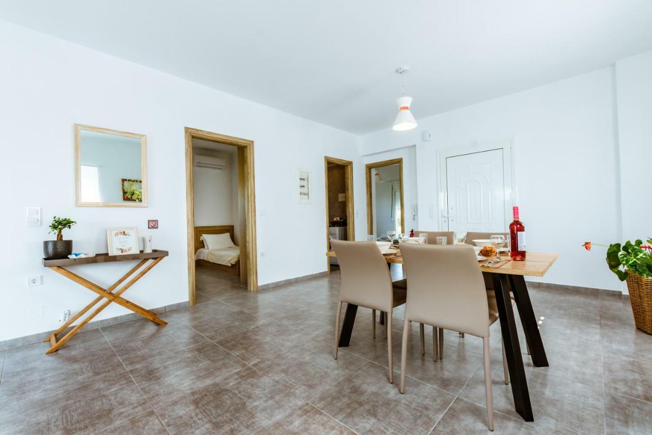 Martimi Apartments - 200M From Drapanias Beach - Pool - Hot Tub - Sauna - Bbq Кісамос Екстер'єр фото