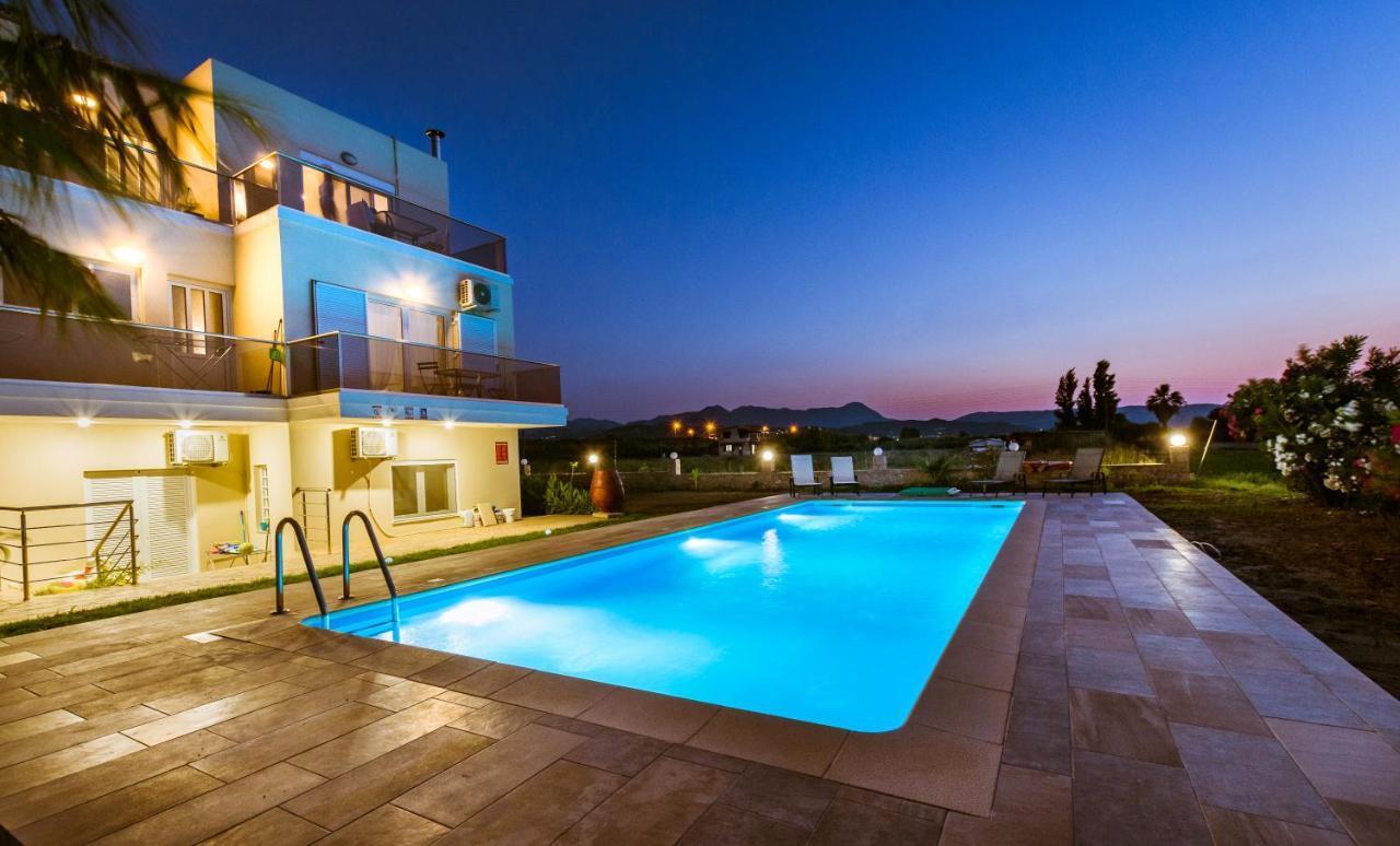 Martimi Apartments - 200M From Drapanias Beach - Pool - Hot Tub - Sauna - Bbq Кісамос Екстер'єр фото